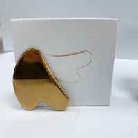 علامة شخصية لكشط الوجه بجودة عالية Guasha Stainless Steel Gua Sha لـ من Guasha
