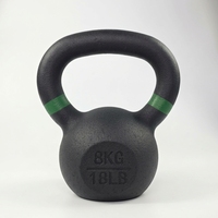 Kettlebell en vinyle coloré de 4 kg avec poignée lisse et confortable pour femmes et sportifs de kettlebell – Livraison rapide en gros