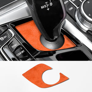 Accessoires Intérieurs en <span class=keywords><strong>Alcantara</strong></span> pour <span class=keywords><strong>BMW</strong></span> Série 5 G30 G38 G32 et Série 6 GT, Cache de Garniture de Panneau de Levier de Vitesse - Product Image 5