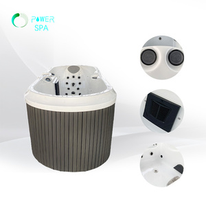 하이 퀄리티 <span class=keywords><strong>2</strong></span> 명 사용 가족 마사지 스파 욕조 아크릴 쉘 온수 욕조 야외 - Product Image 3