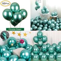 Großhandel Geburtstagsparty-Dekoration Latex-Ballons Dicke Chrom-Metallic-Globos 12 Zoll Metall-Chrom-Latex-Metallic-Ballon
