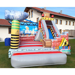 Nouvelle conception <span class=keywords><strong>de</strong></span> château gonflable <span class=keywords><strong>pour</strong></span> enfants, Baustellen Hpfburg, chantier <span class=keywords><strong>de</strong></span> construction, château gonflable avec souffleur - Product Image 2