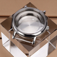 Boîtier de montre de plongée minimaliste en acier inoxydable 40 mm avec verre saphir et cadran de 33-33,8 mm pour mouvements Seiko ETA 2824