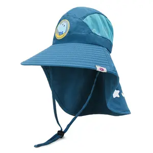 Seau à large bord personnalisé seau de soleil protection UV chapeaux de plage sport de plein air randonnée casquette de pêche bébé enfants enfant bambin chapeau d'été