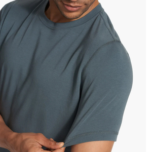 Maglietta da corsa <span class=keywords><strong>a</strong></span> asciugatura rapida da uomo maglietta elastica di alta qualità personalizzata - Product Image 4