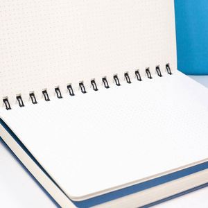 Cuaderno Espiral A5 de Moda con Tapa Dura, Páginas Punteadas, Azul Verde, Libretas para el Regreso a Clases, Suministro de Fábrica para Conferencias - Product Image 4