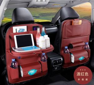 Organizador de almacenamiento para asiento trasero de coche a bajo precio de fábrica con ventana, bolsa de accesorios para Interior de coche multiusos - Product Image 6