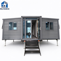 Rumah Kontainer Prefabrik RELYANCE yang Dapat Diperluas 10ft 20ft 30ft 40ft 2 4 5 Kamar Tidur Modern Garansi 3 Tahun Harga Terjangkau Dapat Dipasang di Trailer
