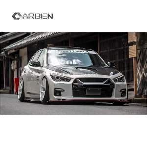 Kit de Carrocería LB V1 para Infiniti Q50/Q50S/Q50L con Parachoques Delantero y Alerón Estilo <span class=keywords><strong>GTR</strong></span> Actualizado Condición Nueva - Product Image 4