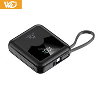 Nuevo Banco de Energía Delgado de Carga Rápida de 10000 mAh, Cargador Portátil, Batería Externa, Power Bank de 10000 mAh, Cargador de Teléfono Móvil