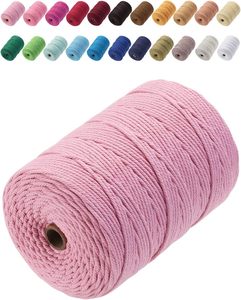 Cordón de Algodón para Macramé de 4mm al por Mayor, Hilo de Macramé, Cuerda de Algodón para Macramé - Product Image 1