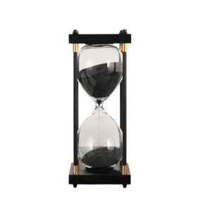 นาฬิกาทรายจับเวลาขนาดใหญ่60นาทีนาฬิกาทรายไม้ตกแต่ง - Product Image 5