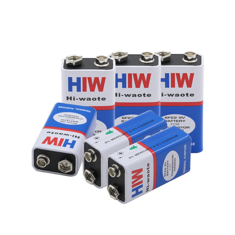 Wholesale 9V Carbon Zinc Battery 6F22