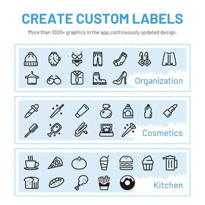 Q30 Aimo <span class=keywords><strong>Small</strong></span> Size Mini tragbarer Thermo etiketten drucker 15mm Sticker Maker für iOS <span class=keywords><strong>Android</strong></span> - Product Image 5