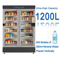 Distributeur automatique intelligent LERKE nouvelle génération pour aliments et boissons, écran tactile, 1200L, fonctionnement 24h/24 et 7j/7, surveillance à distance, vente de snacks/boissons gazeuses