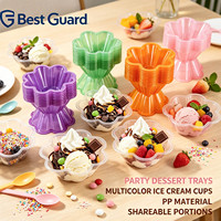 Barquette à glace personnalisée en blister - Barquette en blister en plastique jetable de qualité alimentaire PP PET pour l'emballage des aliments congelés