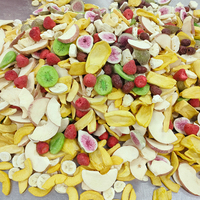 Mélange de fruits lyophilisés en vrac à bon prix les plus vendus (fraise banane kiwi figue rouge datte pomme)
