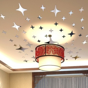 3D <b>Star</b> Acrylic <b>Mirror</b> Wall Sticker Ceiling Decoration Removable Modern Home Decor Living Room Study Bedroom - Product Image 3