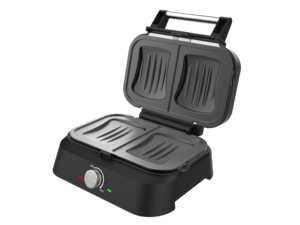 <span class=keywords><strong>Gaufrier</strong></span> <span class=keywords><strong>professionnel</strong></span> <span class=keywords><strong>multifonction</strong></span> 3 en 1 avec plaques amovibles - Fait des gaufres, des sandwichs, des grillades - Product Image 6