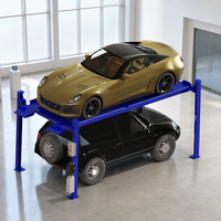 Shin Innovation PFPS27/1800 Dört Kolonlu Çelik Elektrikli-Hidrolik Otopark Asansörü 2700kg Kapasiteli Düğmeli 2 Yıl Garantili Araç Park Alanı