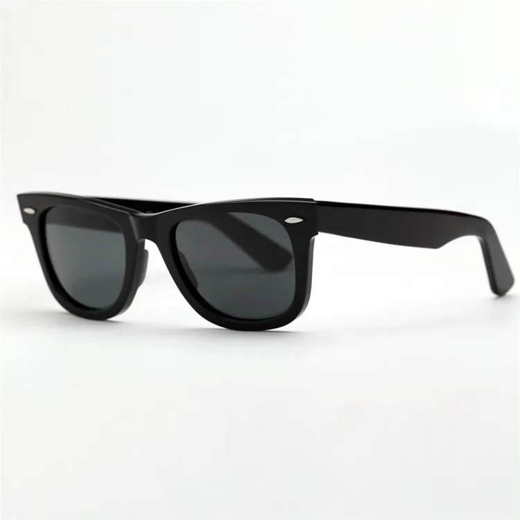 Classique Ray 2140 marque de luxe concepteur acétate cadre lunettes de soleil hommes Vintage italie concepteur lunettes de soleil femmes verre lentille lunettes