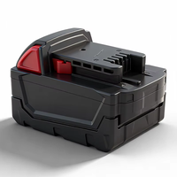 Batterie LiFePO4 personnalisée 18V 6Ah 18650 à semi-conducteurs avec indicateur LED pour outils électriques, perceuse électrique, tournevis, scie à onglet