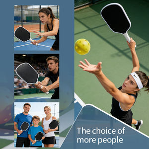 Raquette de pickleball Boomstik 2025 à <span class=keywords><strong>surface</strong></span> rugueuse, allongée, noyau de 16 mm, jamais cassé, intérieur en mousse BoomCore, <span class=keywords><strong>surface</strong></span> en fibre de carbone - Product Image 6