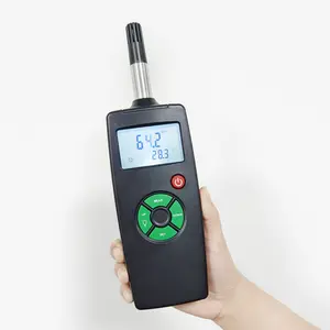 Pengukur Suhu dan Kelembaban DX-HT01, Termometer Digital dan Hygrometer Suhu Bohlam Basah, Detektor Suhu Titik Embun