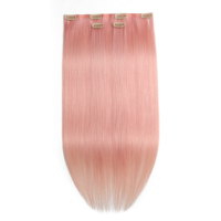 Extensions de cheveux complètes invisibles sans couture à clipser, blond platine cendré, 3 pièces, 18-22 pouces, longue durée, réutilisables, faciles à porter