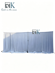 Wholesale Pipe and Drape Aluminum <b>Standing</b> Curtain System <b>Backdrop</b> Pipe Kit for <b>Wedding</b> Event Parties - Product Image 1
