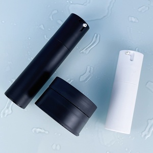 Factory Cheaper Price Cosmetic Black White PP Airless <b>Bottle</b> <b>Perfume</b> Container Refill Travel Packaging 15ml 30ml 50ml - Product Image 1