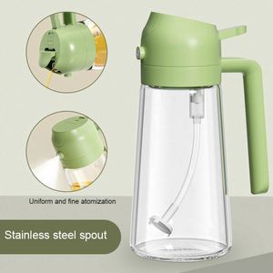 Multifunctional 2-in-1 Eco-Friendly Food Grade Kitchen Glass Spray Bottle <b>BBQ</b> Olive Oil Sprayer for Cooking - Product Image 6