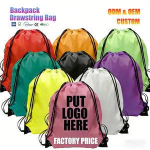 OEM Recyclable Custom Large Drawstring Backpack <strong>Bag</strong> Nylon Polyester Drawstring <strong>String</strong> <strong>Bag</strong> for Sports Swimming - Product Image 3