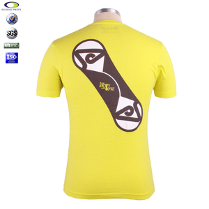 T-shirt pesante tinta unita durevole durevole durevole di vendita calda degli uomini di logo su ordinazione - Product Image 2