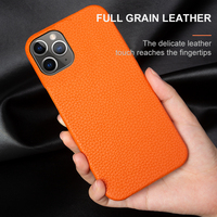 Étui pour téléphone portable en cuir véritable pour Iphone 14 Pro Étui pour téléphone en cuir pour Iphone 15 Plus Étuis pour Iphone 16 Pro Max