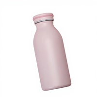 Bouteille d'eau isotherme personnalisée en acier inoxydable 304, double paroi, design moderne, 350 ml/450 ml/600 ml