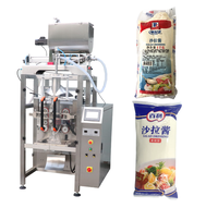Machine de remplissage et de scellage verticale entièrement automatique YB-420J pour sachets de sauce salade, mayonnaise et sauces variées (VFFS)