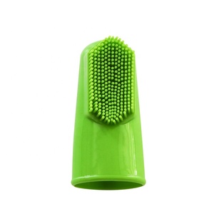 工場卸売 3 in 1 犬用デンタルケア ペット猫犬用歯ブラシセット 指歯ブラシと歯磨き粉付き - Product Image 4