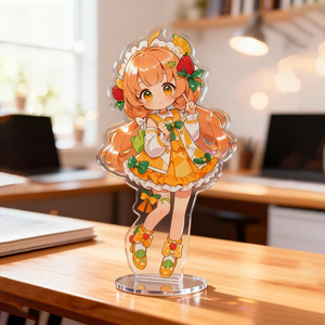 Figurines décoratives personnalisées en plastique, motif dessin animé, support de carte, petite étoile, ornement de bureau, figurines humaines - Product Image 2