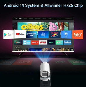 Projecteur Portable 2026 Android 14 HY320 Pro 1080P 300 Lumens 8K WiFi 6 BT5.4 avec Auto Focus, Correction Trapézoïdale et Évitement d'Obstacles - Product Image 5