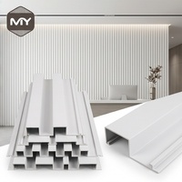 Panneau rainuré en aluminium, panneau architectural moderne ignifuge, lambris extérieur et intérieur pour revêtement mural