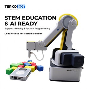 TERKOBOT Magician Lite, Brazo Robótico Educativo con IA, Compatible con USB, Bluetooth y Comunicación Serial, Equipo de Laboratorio Universitario - Product Image 1