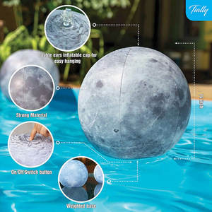TianYi Tech Vente en gros de jouets lumineux LED en PVC en forme de lune et d'étoile, boule lumineuse <span class=keywords><strong>solaire</strong></span> télécommandée, gonflables publicitaires - Product Image 3