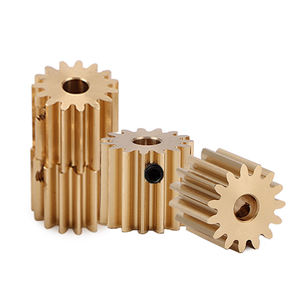 مخصص غير قياسي مصغر النحاس حفز التروس 0.20.30.40.50.60.7 ترس رف مخصص بالقطع - Product Image 5