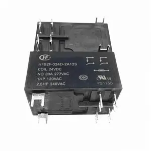 Nieuwe Originele Relais HF92F-024D-2A12S Hf92f 024d 2a 12S Hf92f024d2a 12S 12vdc Dc 12V 30a 6pin