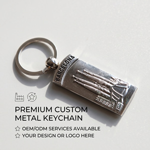 LLavero de metal de aleación de Zinc, diseño personalizado, recuerdo para <span class=keywords><strong>barcelona</strong></span> - Product Image 1