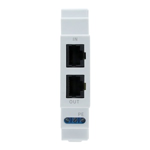 Gigabit 10/100/1000Mbps POE Network Power Monitor 48V ราง5KA สัญญาณพลาสติก Arrester อุปกรณ์รักษาความปลอดภัยในบ้าน - Product Image 1
