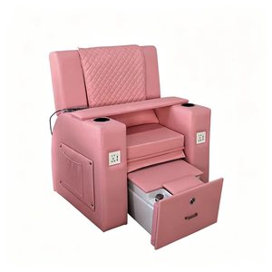 Sillón de Pedicura Eléctrico Multifuncional de Lujo para Manicura y Pedicura, Reclinable y Ajustable, con Masaje - Product Image 1