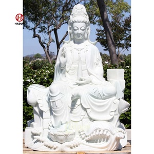 カスタム観音仏白大理石大理石像 - Product Image 5