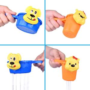 Jouets de bain en plastique pour les tout-petits Animaux de la mer Laboratoire aquatique avec tasses empilables Filet de pêche <span class=keywords><strong>Moulin</strong></span> à <span class=keywords><strong>vent</strong></span> Cascade pour la natation-pour les bébés - Product Image 3